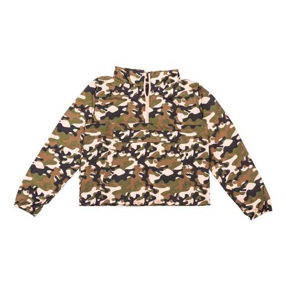 Women Lightweight Windbreaker Suit Outdoor Hiking Hooded Jacket with Liner Size - Picture 4 of 9